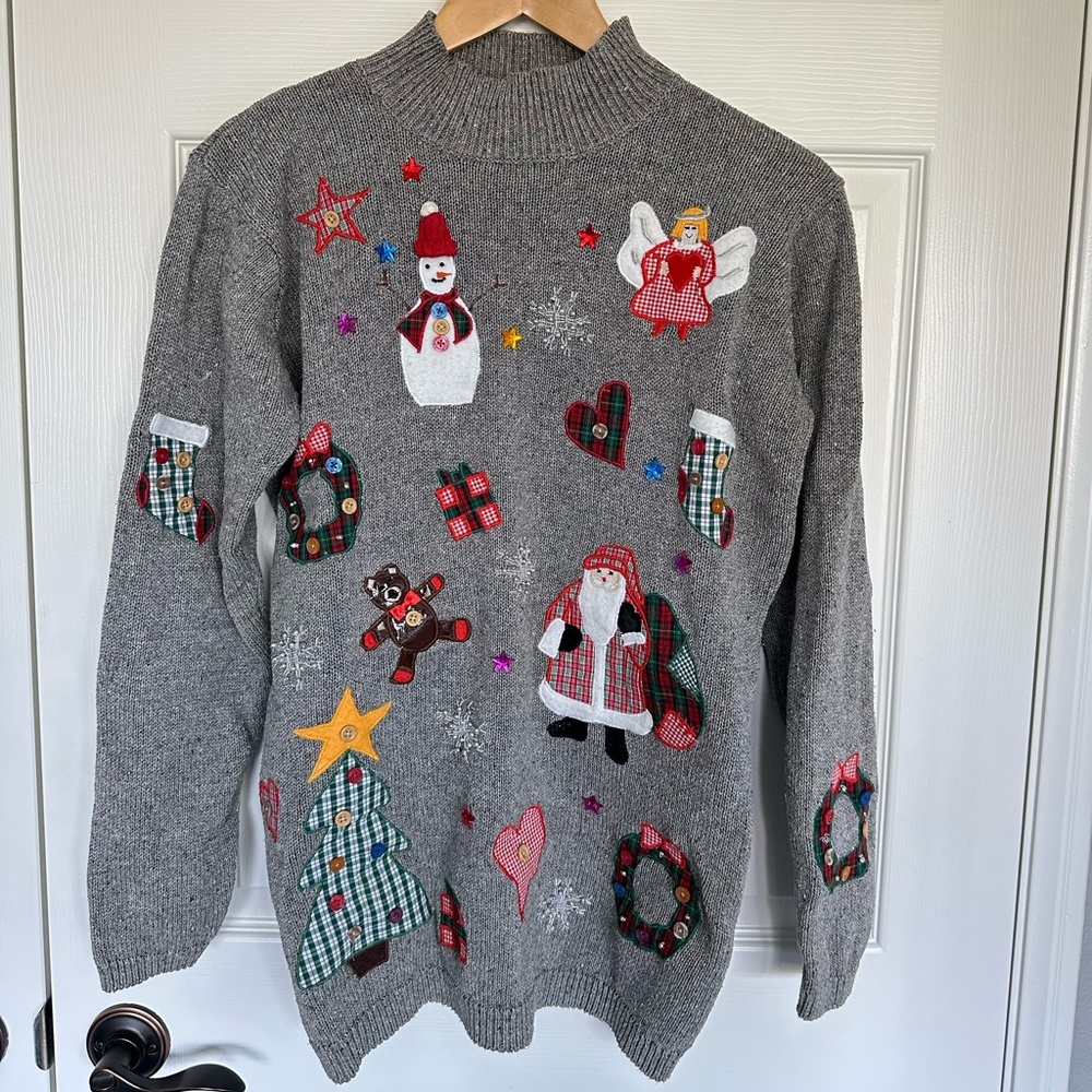 Super Unique  Xmas Sweater ~Karen Scrott